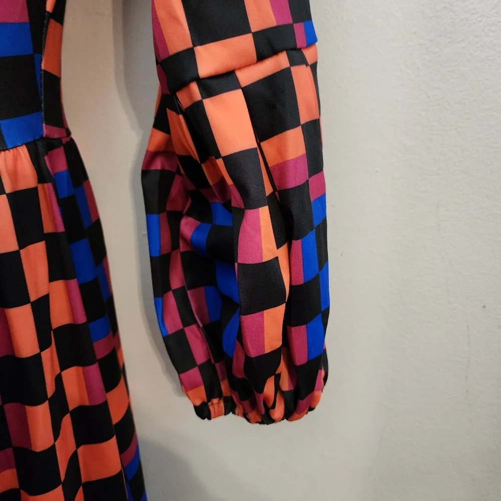 Checkers Multi-Color Dress - Picture 8 of 9